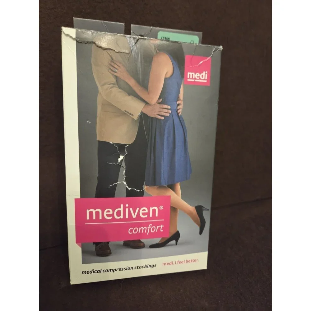 Mediven Comfort for women Thigh Lace stockings 20-30‎ Size VI Over toe Natural